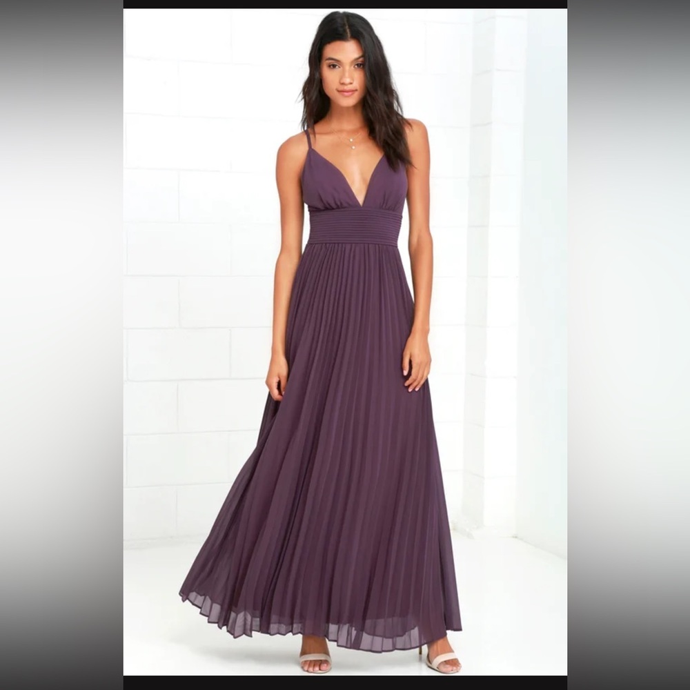 Elegant lulus Purple Maxi Dress
